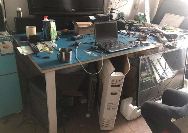 电视维修工作台